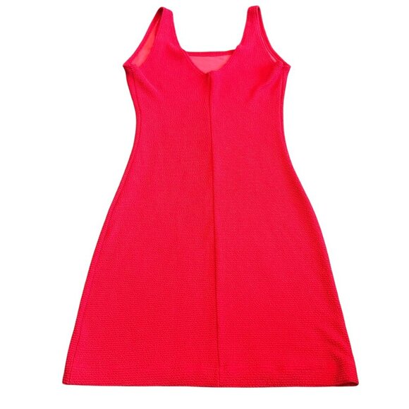 Booty by Brabrants Red Ribbed Stretch Mini Dress Athleisure Tennis Size XS - Picture 5 of 9